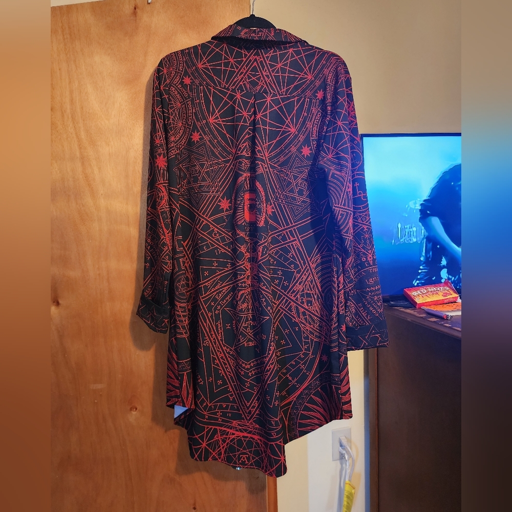 Blackmilk Secret Society Business Time Long Sleeve Dress Large - Picture 2 of 4